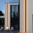 Ludlow Linear Outdoor Wall Light LED Strip IP65 Black