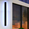 Ludlow Linear Outdoor Wall Light LED Strip IP65 Black