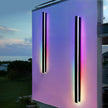Ludlow Linear Outdoor Wall Light LED Strip IP65 Black
