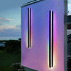 Ludlow Linear Outdoor Wall Light LED Strip IP65 Black