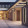 Ludlow Linear Outdoor Wall Light LED Strip IP65 Black
