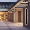 Ludlow Linear Outdoor Wall Light LED Strip IP65 Black