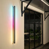 Ludlow Linear Outdoor Wall Light LED Strip IP65 Black
