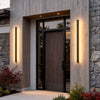 Ludlow Linear Outdoor Wall Light LED Strip IP65 Black