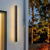Ludlow Linear Outdoor Wall Light LED Strip IP65 Black