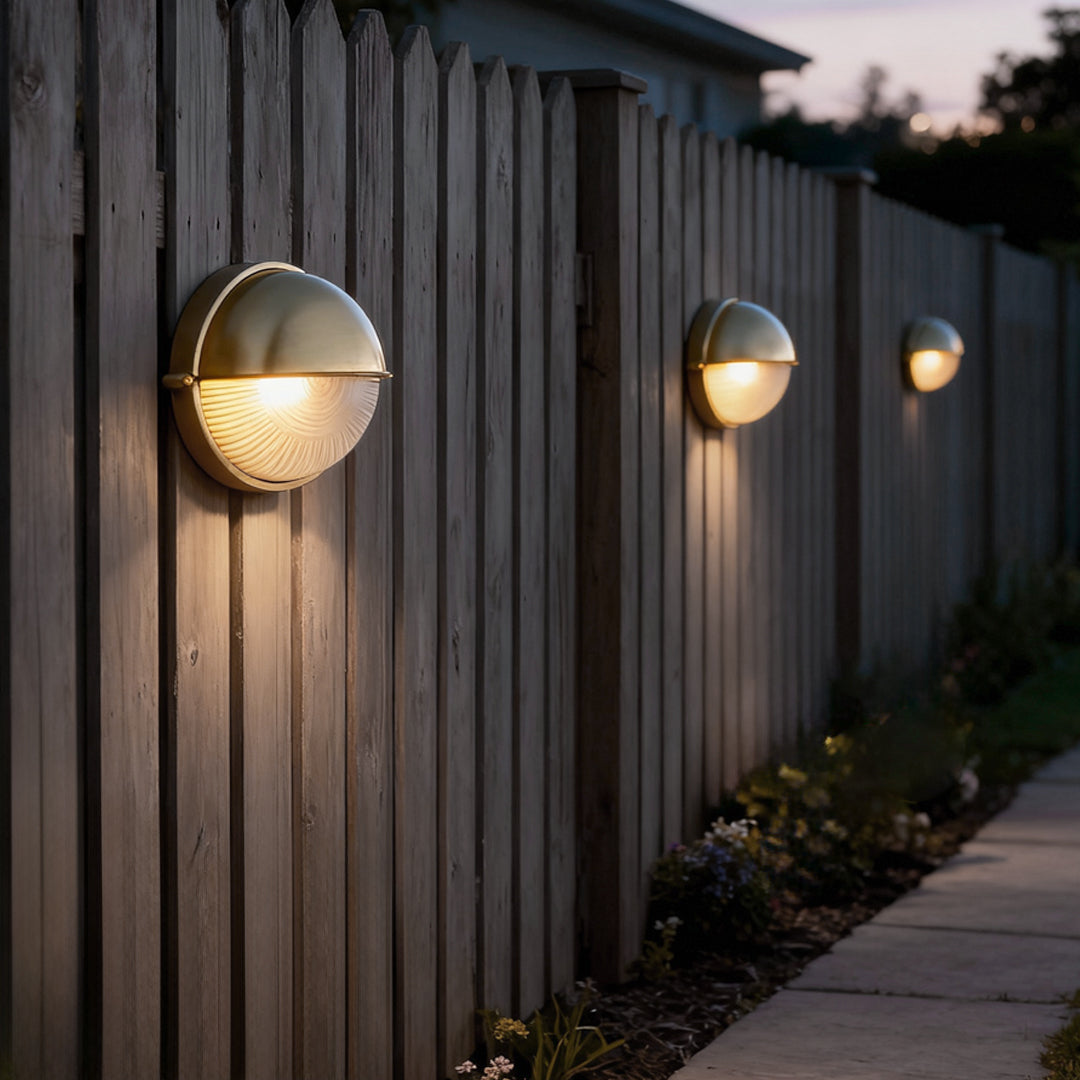 Corfe Oval Bulkhead Light Retro Industrial Wall Light