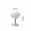 Ashcombe Glass Table Lamp Chrome Base Retro Bedside Light