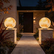 Wetherby Moon Pillar Light Globe Solar or Hardwired IP65