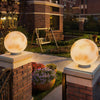 Wetherby Moon Pillar Light Globe Solar or Hardwired IP65