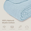 Finchingfield Cotton Muslin Throw Blanket Six Layer