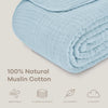 Finchingfield Cotton Muslin Throw Blanket Six Layer