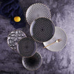 Euclid Dinner Plate Collection Six Patterned Designs