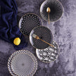Euclid Dinner Plate Collection Six Patterned Designs