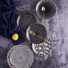 Euclid Dinner Plate Collection Six Patterned Designs
