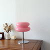 Ashcombe Glass Table Lamp Chrome Base Retro Bedside Light