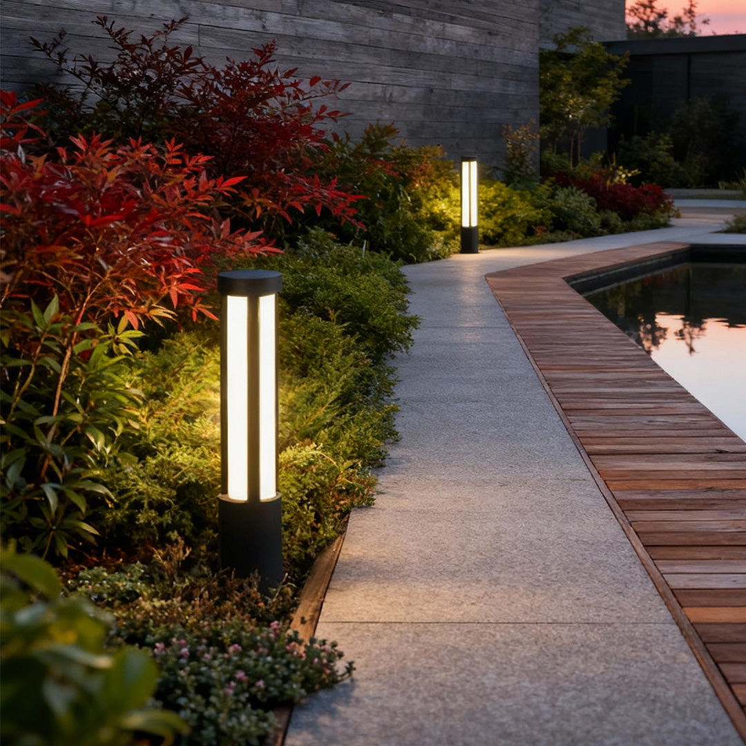 Whitby Bollard Light Cylindrical LED Aluminium IP65