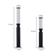 Castleton LED Bollard Light Black Garden Path Post Light