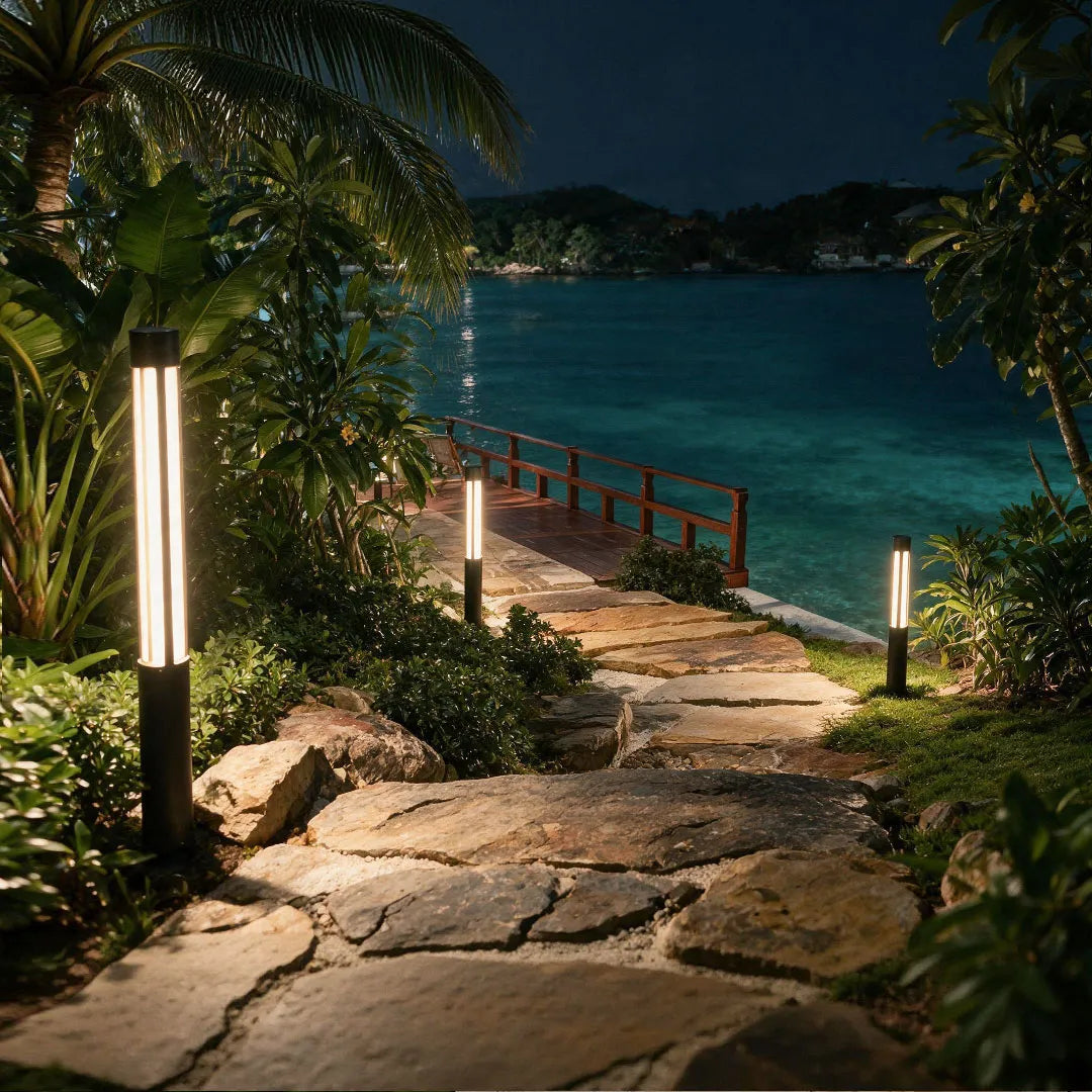 Whitby Bollard Light Cylindrical LED Aluminium IP65
