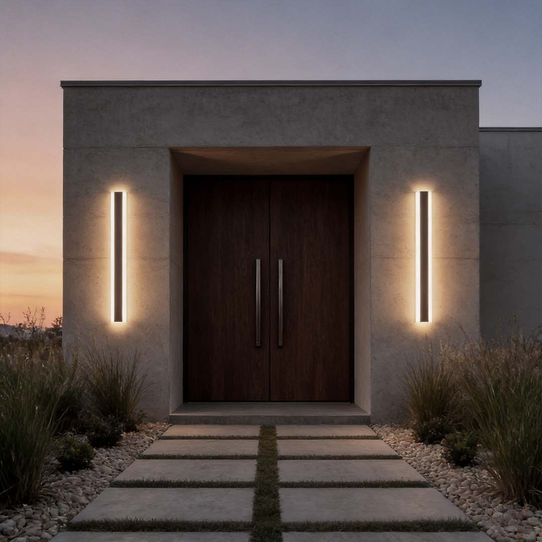 Ripley Linear Outdoor Wall Light LED Five Lengths RGB
