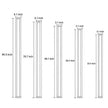 Ripley Linear Outdoor Wall Light LED Five Lengths RGB
