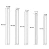 Ripley Linear Outdoor Wall Light LED Five Lengths RGB
