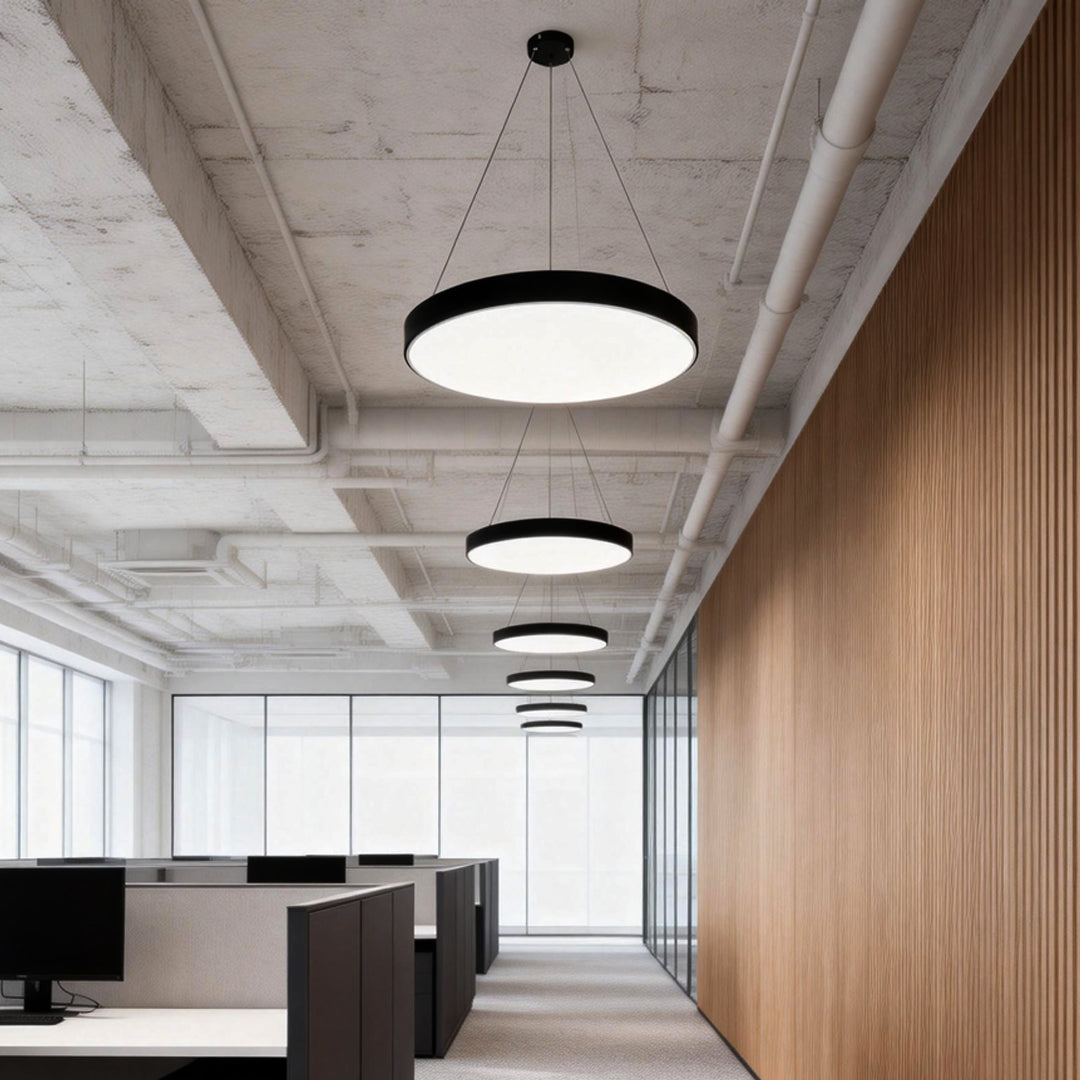 Malton Round Ring Pendant Light LED Dimmable Four Sizes