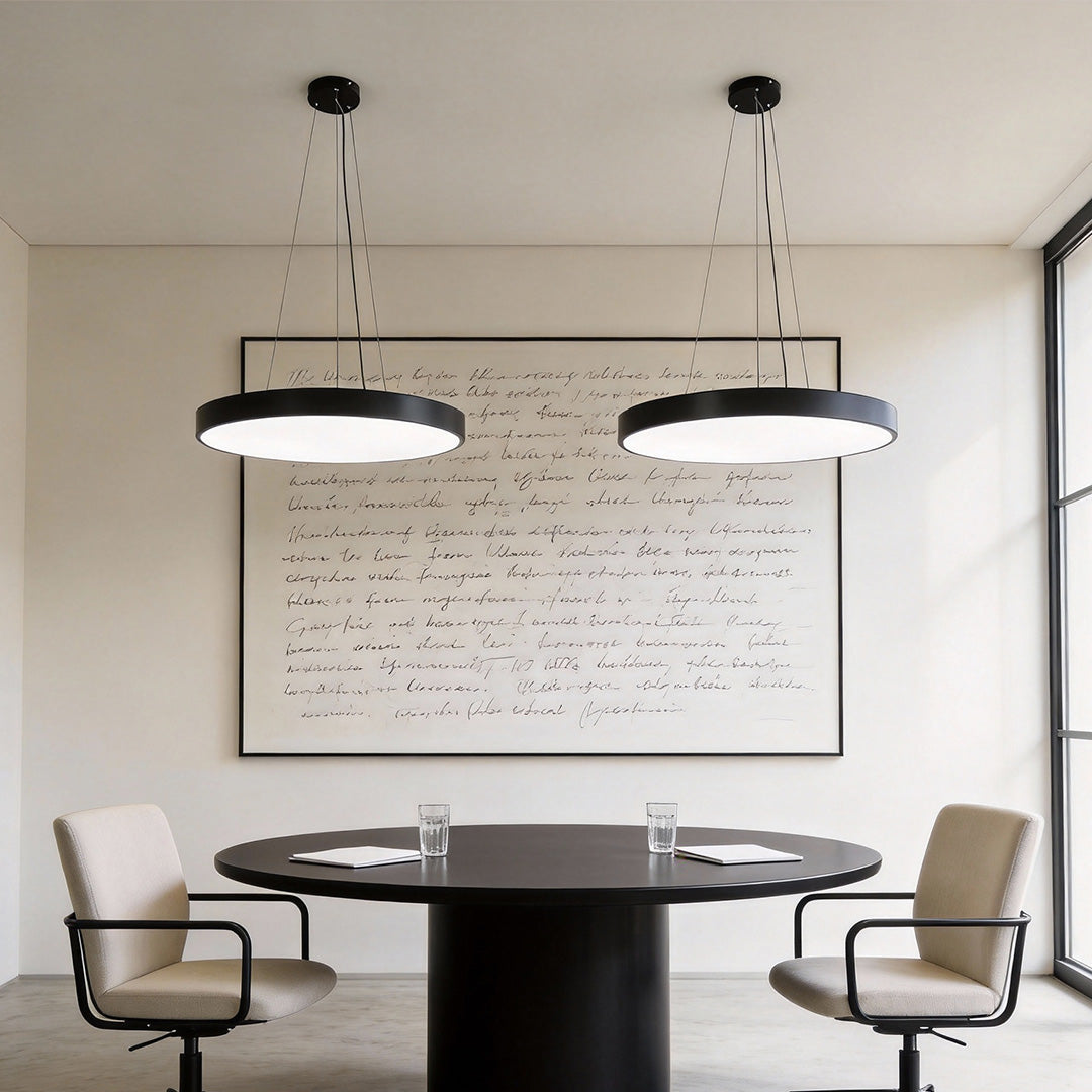 Malton Round Ring Pendant Light LED Dimmable Four Sizes
