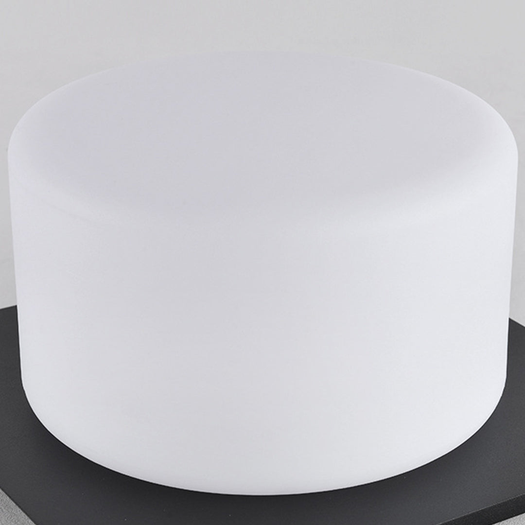 Lynton Outdoor Pillar Light Globe Cube or Cylinder Shade