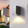 Stanhope Square LED Wall Light Adjustable Black Sensor