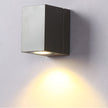 Stanhope Square LED Wall Light Adjustable Black Sensor