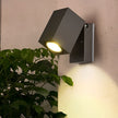 Stanhope Square LED Wall Light Adjustable Black Sensor