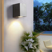 Stanhope Square LED Wall Light Adjustable Black Sensor