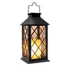 Belford Candlestick Solar Lantern Black Dusk to Dawn