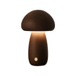 Cawood Wooden Mushroom Table Lamp Cordless Night Light
