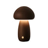 Cawood Wooden Mushroom Table Lamp Cordless Night Light