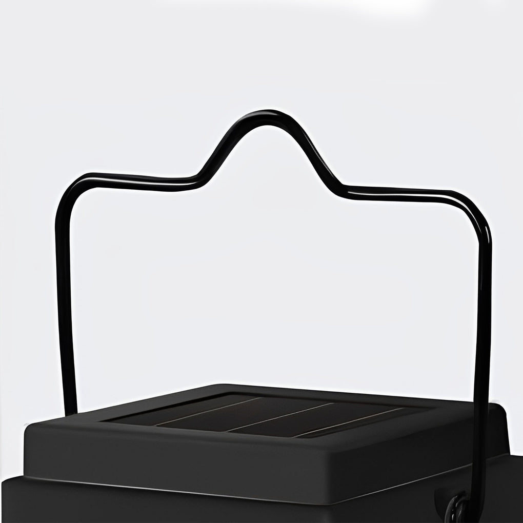 Belford Candlestick Solar Lantern Black Dusk to Dawn