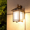 Morpeth Lantern Wall Light Solar or Hardwired Glass