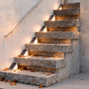 Staindrop Solar Step Lights Set of 2 Triangle Grey