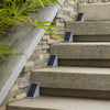 Staindrop Solar Step Lights Set of 2 Triangle Grey