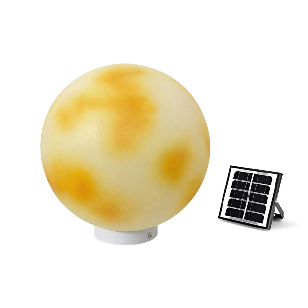 Wetherby Moon Pillar Light Globe Solar or Hardwired IP65