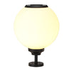 Hepple Solar Gate Pillar Light Black 3 Colour Settings