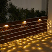 Dunster Solar Fence Lights LED Garden Wall Lights Set of 4