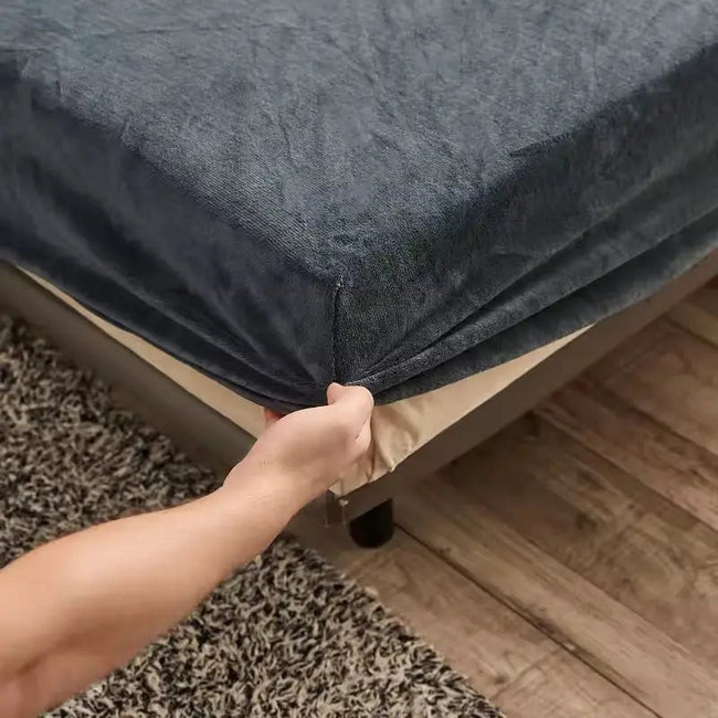 Airton Flannel Fleece Sheet Set Deep Pocket Warm Bedding