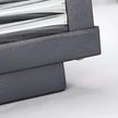 Tetbury Square Pillar Light Ribbed Glass Solar or Mains