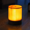 Coxwold Solid Pine Wood Block Lamp Cordless Touch