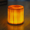 Coxwold Solid Pine Wood Block Lamp Cordless Touch