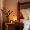 Coxwold Solid Pine Wood Block Lamp Cordless Touch