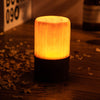 Coxwold Solid Pine Wood Block Lamp Cordless Touch