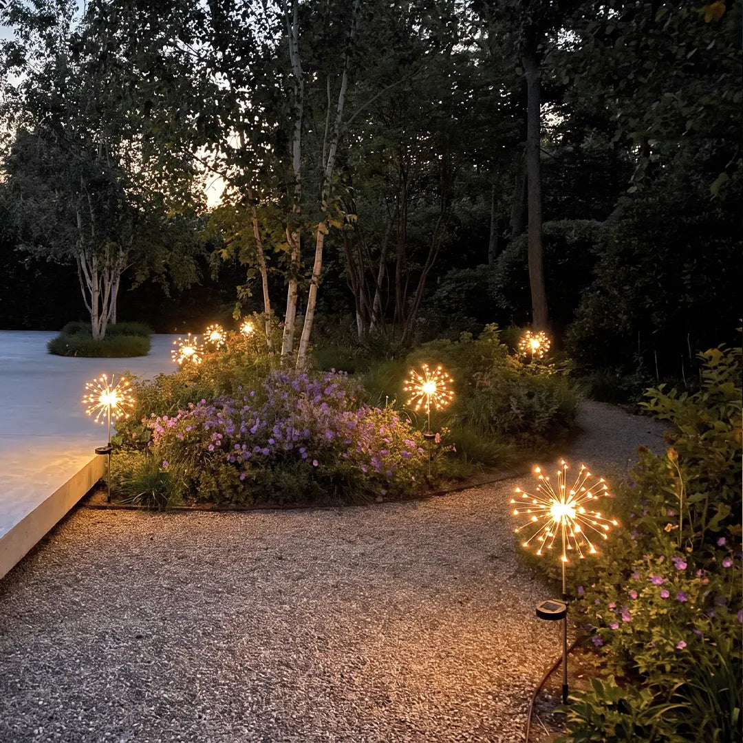 Blakeney Solar Starburst Garden Lights Set of 2