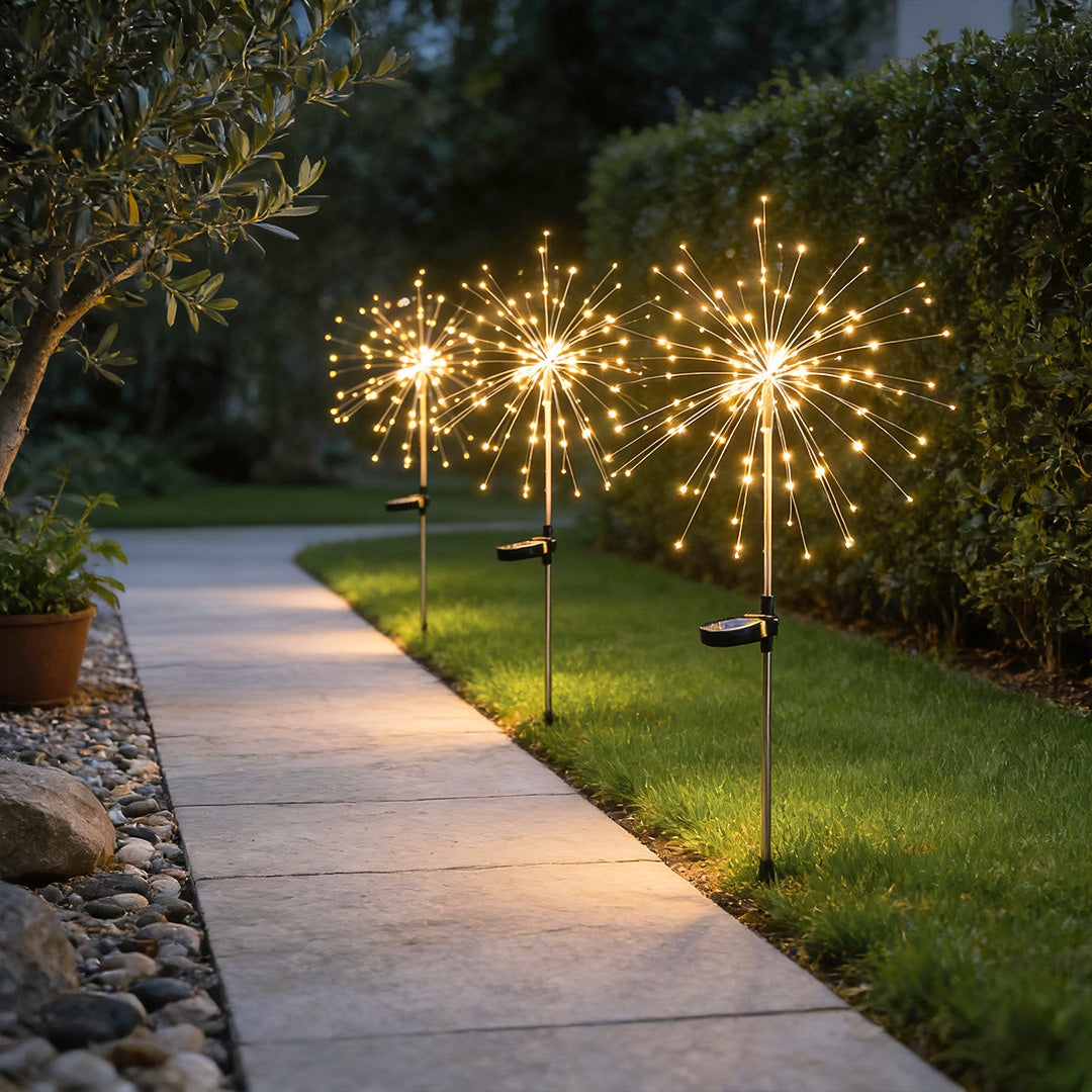 Blakeney Solar Starburst Garden Lights Set of 2